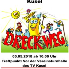 05. Mai 2018 – Müllsammelaktion in Kusel