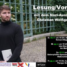 07.11.2019 – Lesung/Vortrag mit Christian Weißgerber