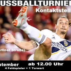 15.09.2019 – Fußballturnier der Kontaktstelle