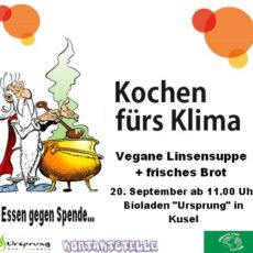 20.09.2019 – Kochen für’s Klima