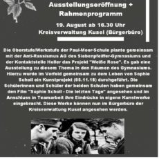 19.08.2019 – Ausstellung zum Kunstprojekt